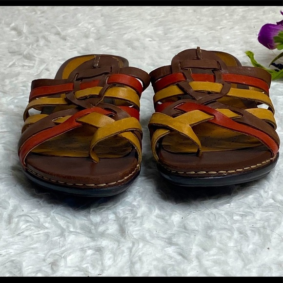 Clarks Artesian Active Air leather sandals size 7M - Picture 5 of 9